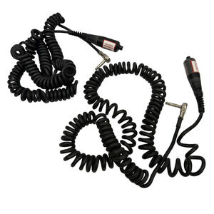 Lot of 2 Dental X-Ray Exposure Hand Switches Coiled Cord 1/4 in Plug Tested